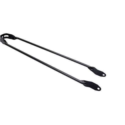 Hulzebos spatbordstang 6mm sport mat Zwart