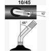 Schwalbe Bib 8 1/2x2 schrader impac av krom Zwart