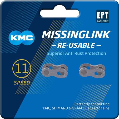 Kmc kettingschakel missinglink 11r ept (2) Zilver