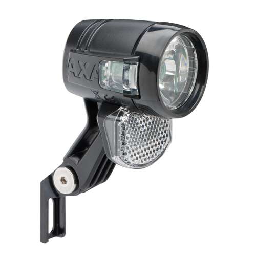 Axa led koplamp blueline 30 e-bike naafdynamo nv Zwart