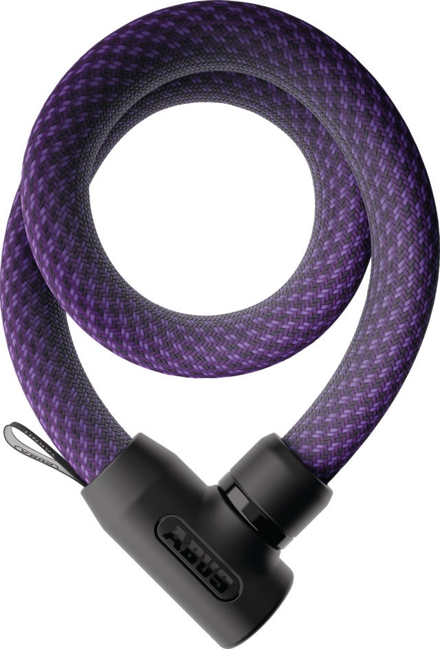 Abus kettingslot yarnit 4004k/110 midnight purple Paars