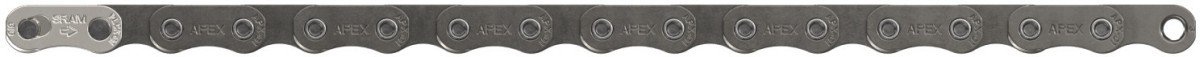 Sram ketting apex d1 flattop 120 links met powerlo Grijs
