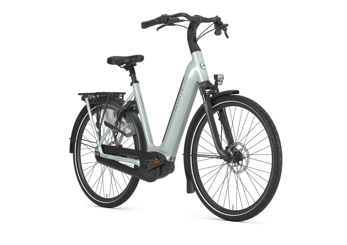 Gazelle Grenoble C8 600W Light Olive Glans Dames 2026