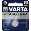 Varta batterij lr44 alkaline knoopcel blister (1) Blauw