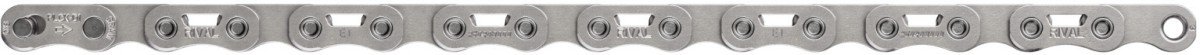 Sram ketting rival e1 flattop 12/13speed 126 links Zilver