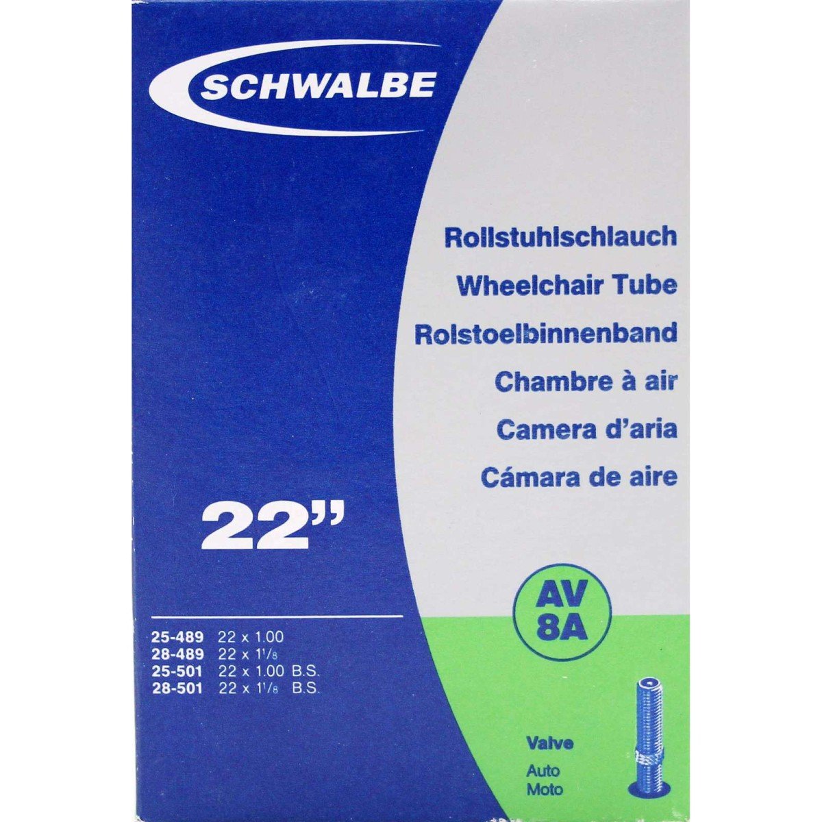 Schwalbe BIB AV8A 22X1.00 / 22X1.1/8 - 25-489/28-501 Zwart