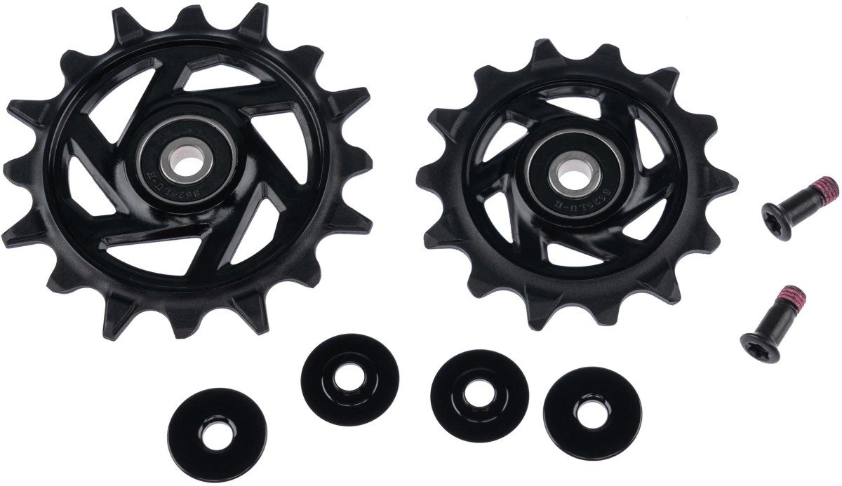 Sram derailleurwielen x0 t-type eagle axs Zwart