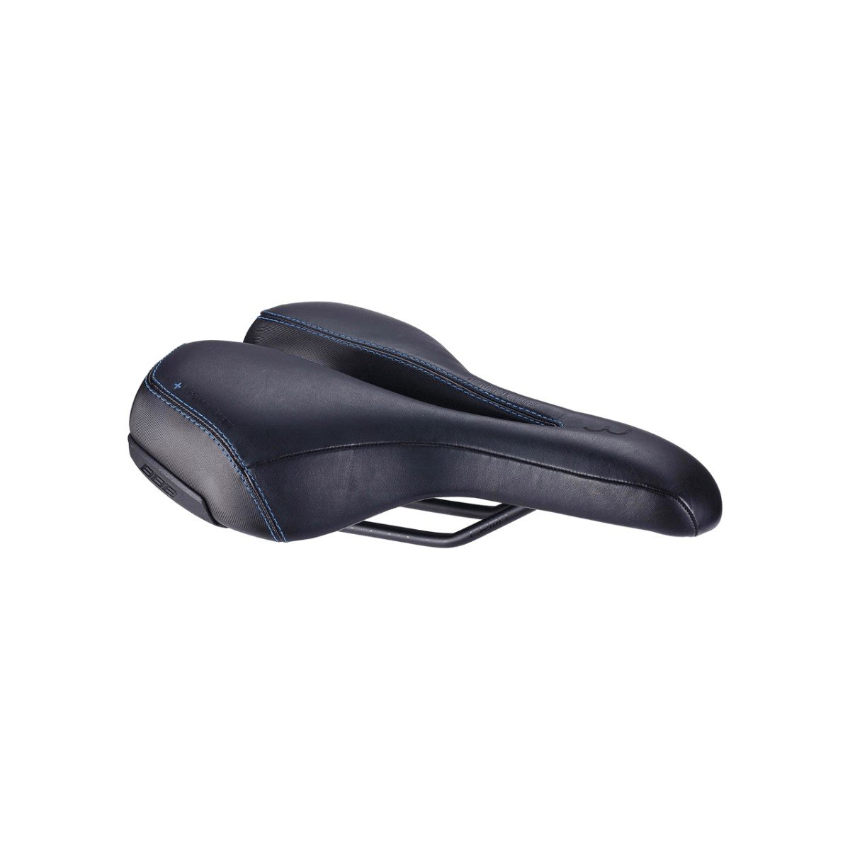 BBB BSD-114 Zadel SportPlus Active Leather 185 Zwart