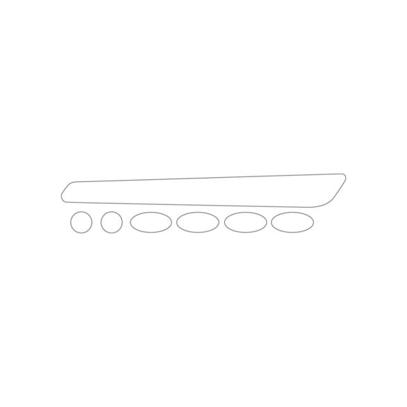 BBB BBP-50 Frameprotectors BikeSkin Transparant