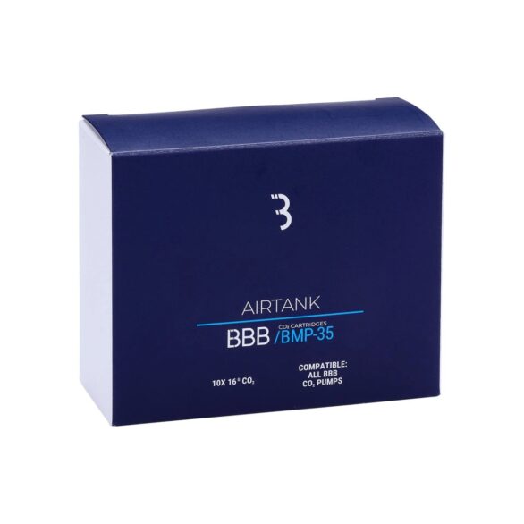 BBB BMP-35 Cartridges Co2 AirTanks (10 Stuks) Zilver
