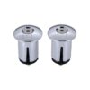 BBB BHT-96 Stuurdoppen ScrewOn 2 Stuks Chroom