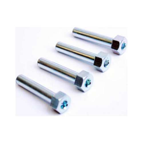 Qibbel combi moer framebevestiging ZILVER