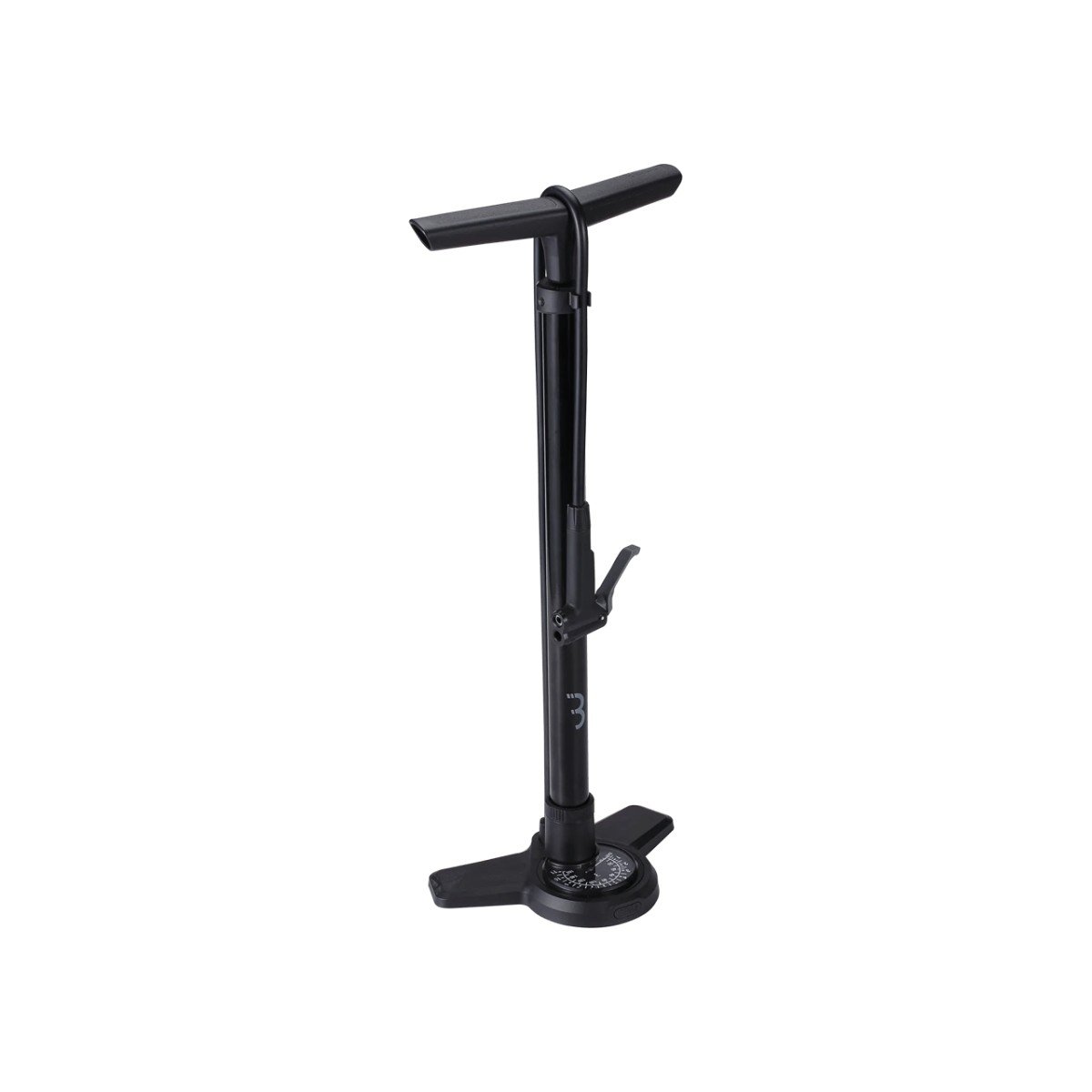BBB BFP-28 Voetpomp AirBoost Composite Base 3 Inch Gauge Dualhead 3.0 Zwart