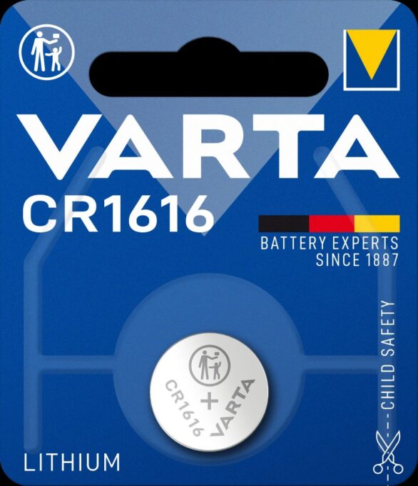 Varta batterij cr1616 lithium knoopcel blister (1) Blauw