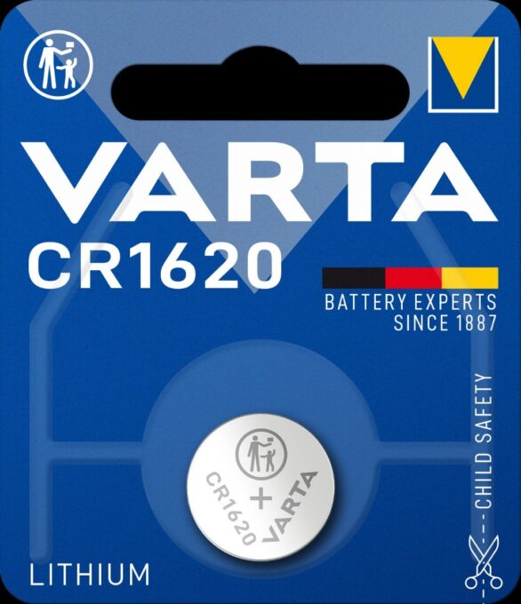 Varta batterij cr1620 lithium knoopcel blister (1) Blauw