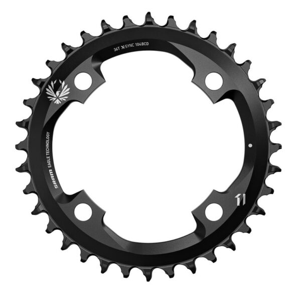Sram eagle tandwiel 34t x-sync 2 steek 104 12 spee Zwart