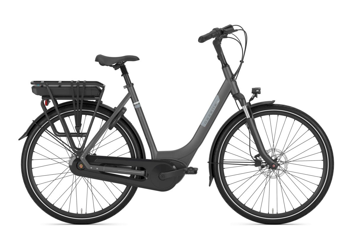 Gazelle Paris C7+ HMB 500w Anthracite Grey Mat Dames 2024