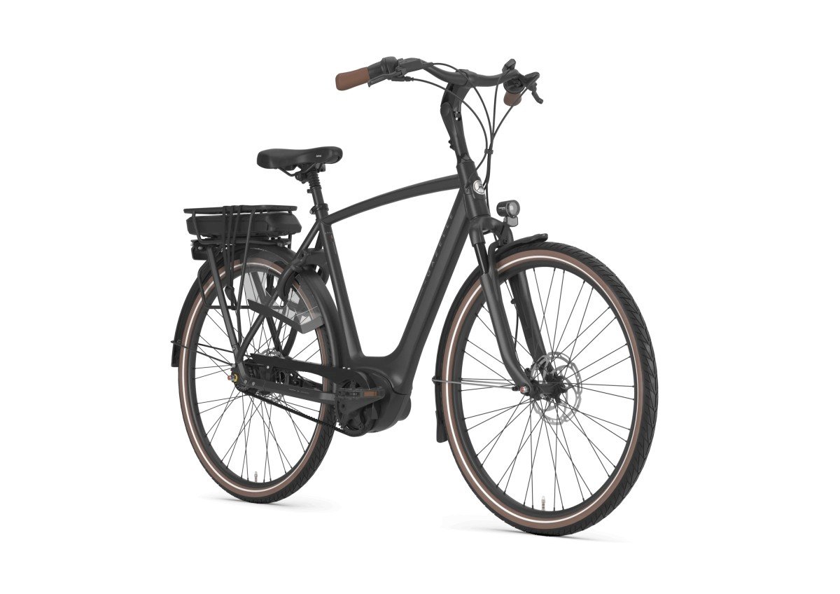 Gazelle Orange C8+ 500w Black Mat Heren 2026