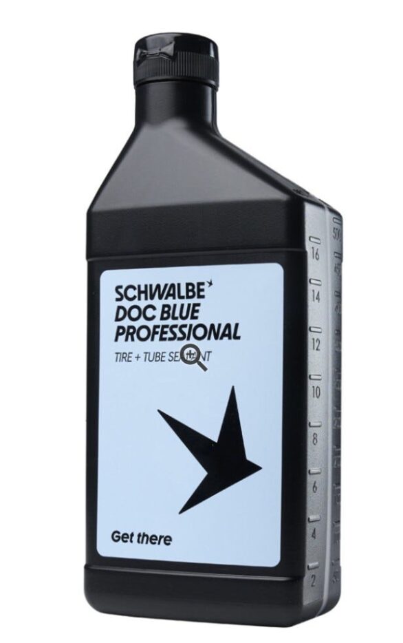 Schwalbe tubeless sealant doc blue professional 50 Blauw