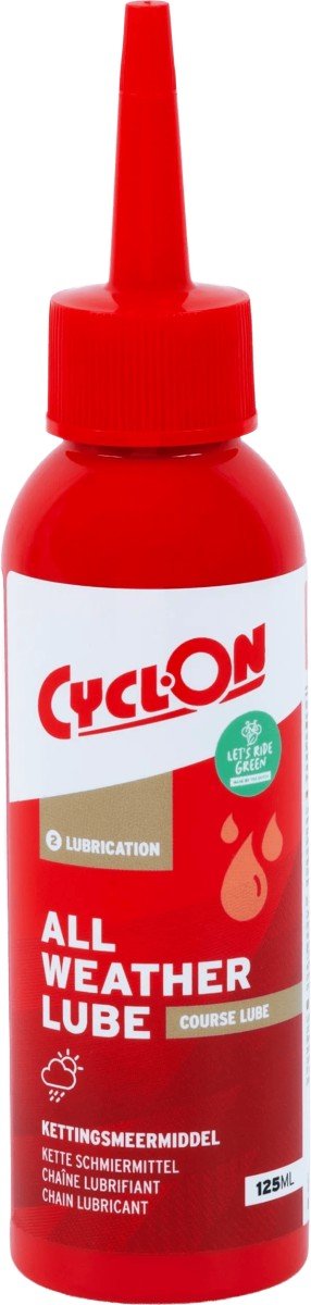 Cyclon ALL WEATHER LUBE (COURSE LUBE) 125ML Red