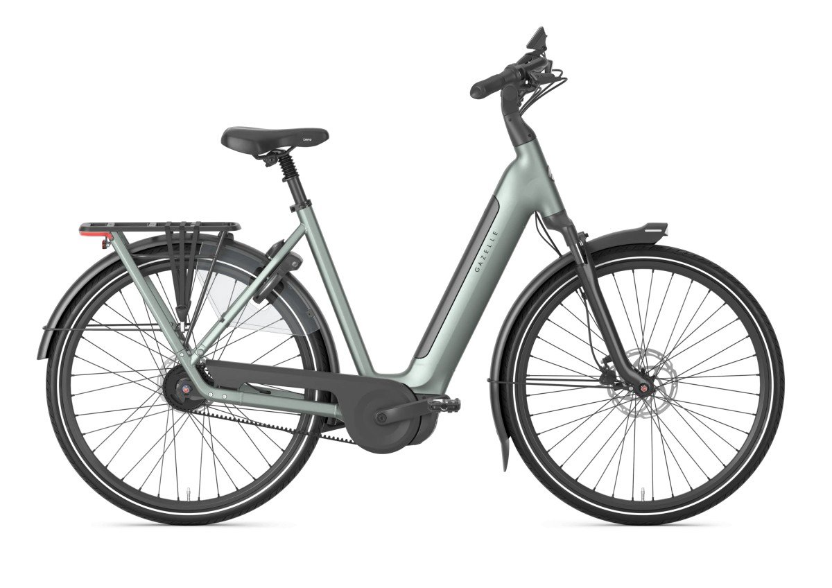 Gazelle Grenoble C5+ First Edition 600w Twilight Green Mat Dames 2027