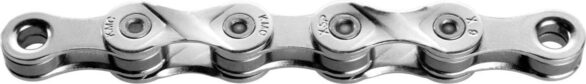Kmc ketting 9-speed x9 links Zilver