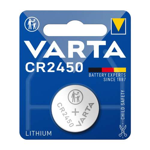 Varta batterij cr2450 lithium knoopcel blister (1) Blauw