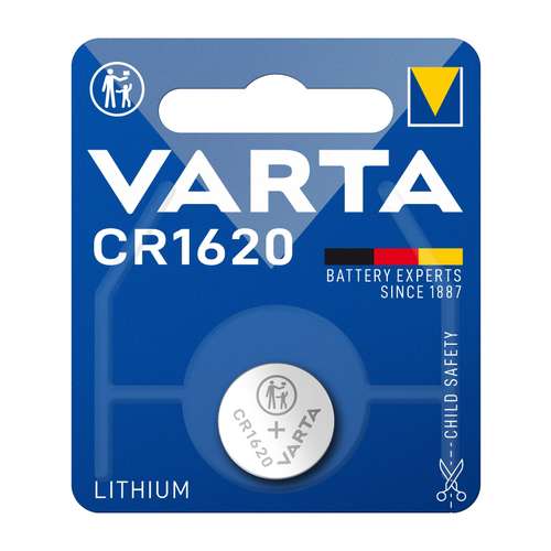 Varta batterij cr1620 lithium knoopcel blister (1) Blauw