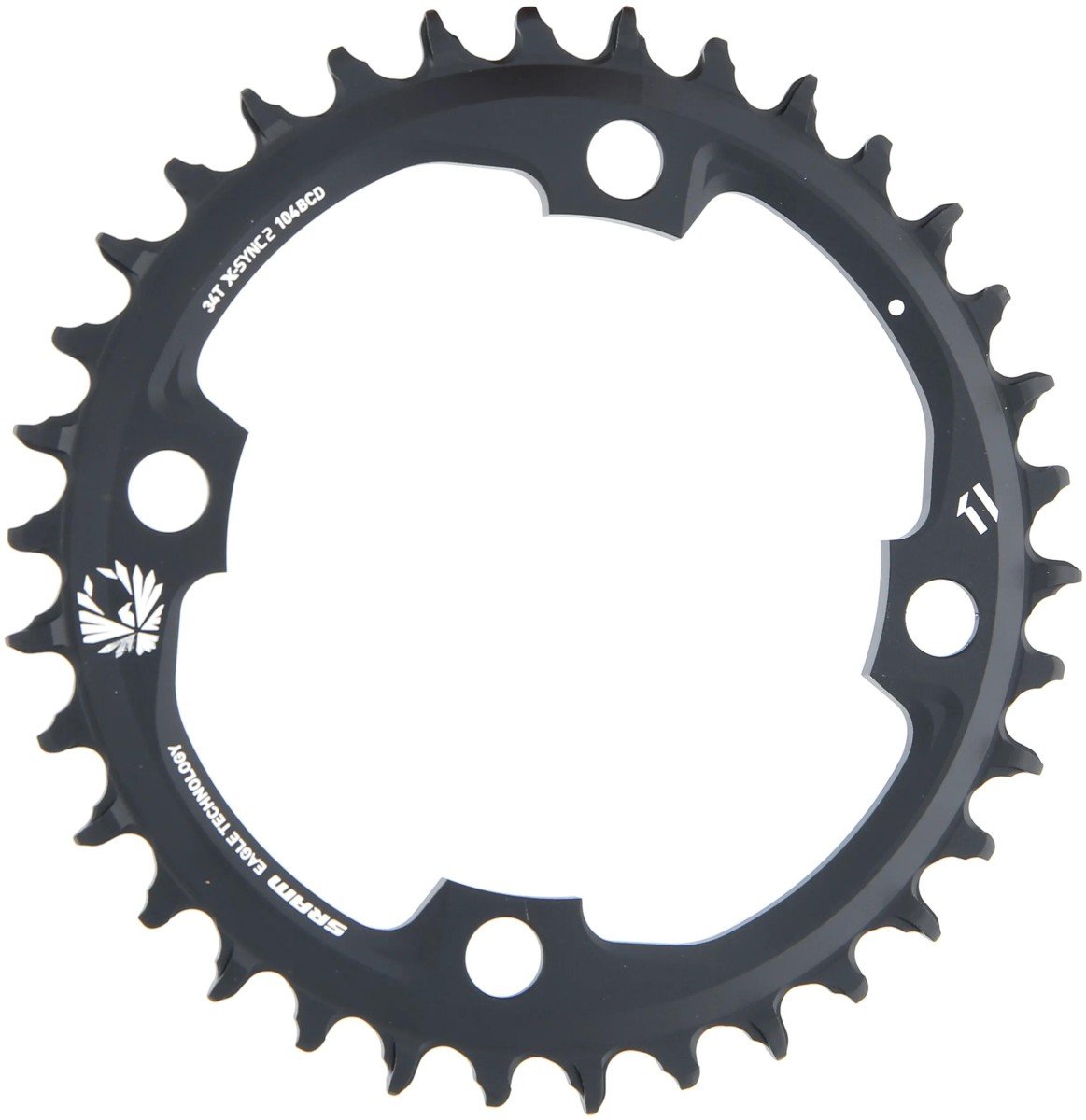 Sram eagle tandwiel 34t x-sync 2 steek 104 12 spee Zwart