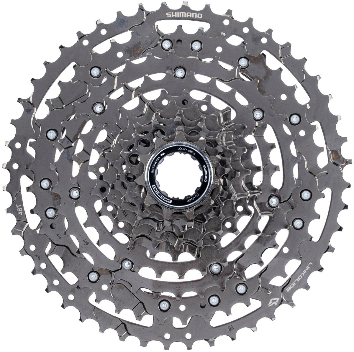 Shimano Cassette Cues-LG400 ZILVER
