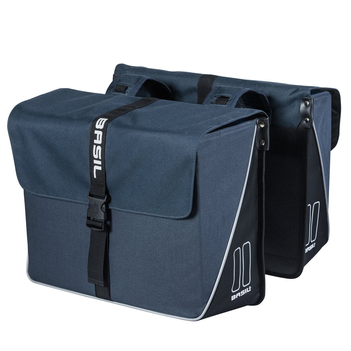 Basil Fietstas Forte DUBBELE TAS 35L BLAUW/ZWART