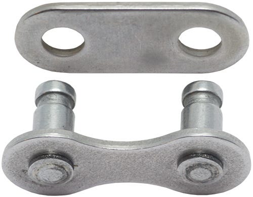 Kmc ketting singlespeedschakel snap-on 1/2x3/32 na Zilver