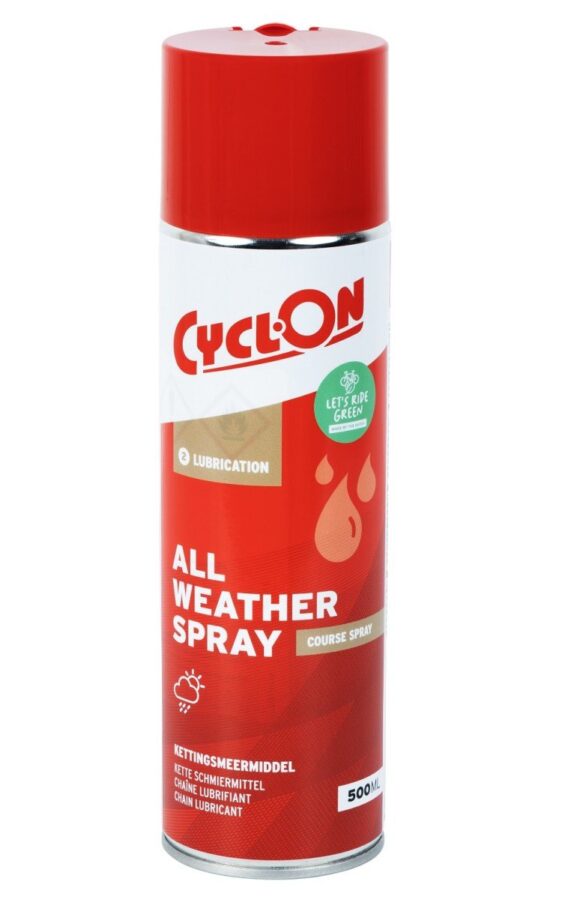 Cyclon ALL WEATHER SPRAY COURSE SPRAY 500ML Red