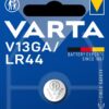 Varta batterij lr44 alkaline knoopcel blister (1) Blauw