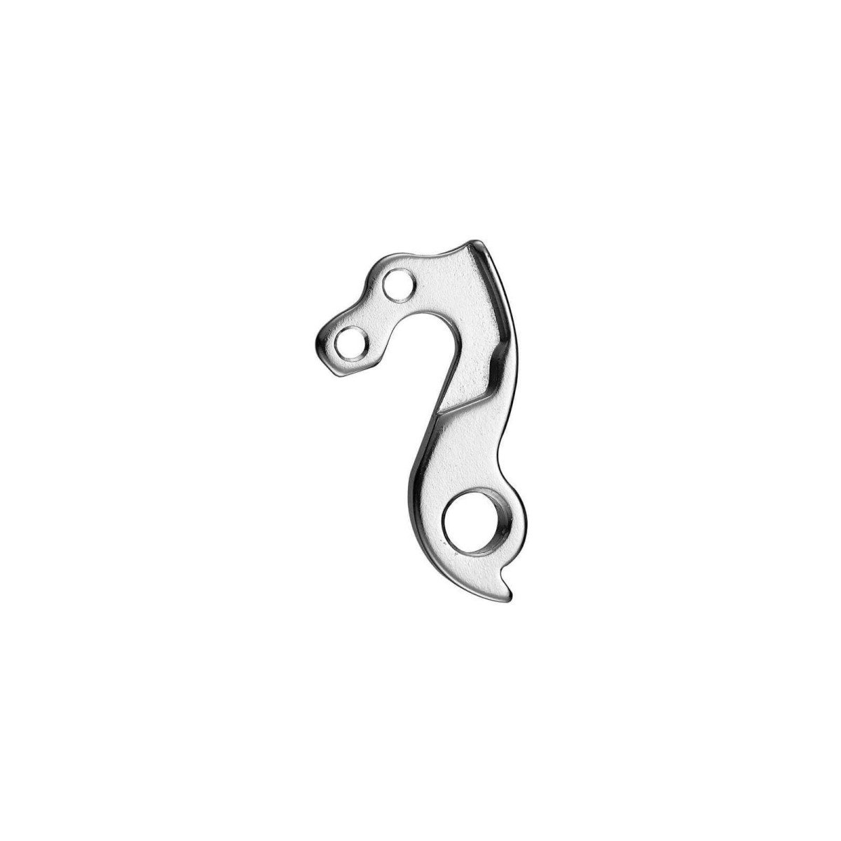 Union achterpad gh-092 met schroefset m4x0.7 Zilver