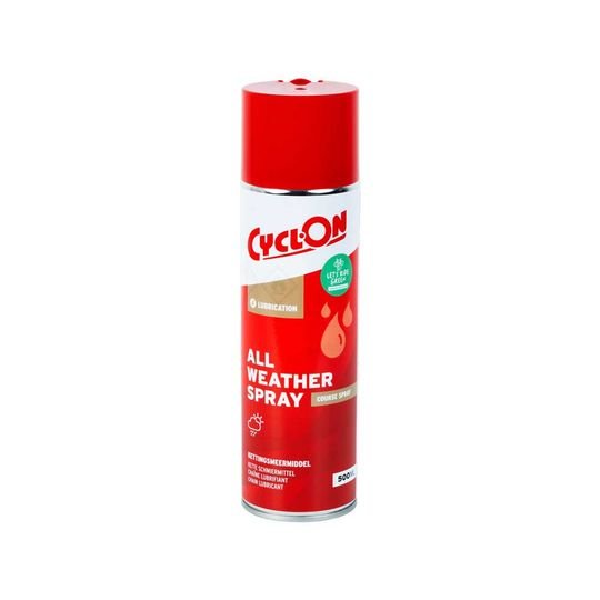 Cyclon ALL WEATHER SPRAY COURSE SPRAY 500ML Red