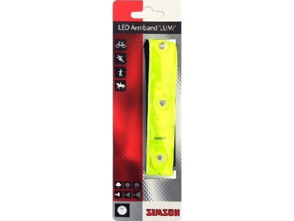 artPic_public_L_357281.jpg Simson armband licht 4 led reflecteren fiets en lo Groen