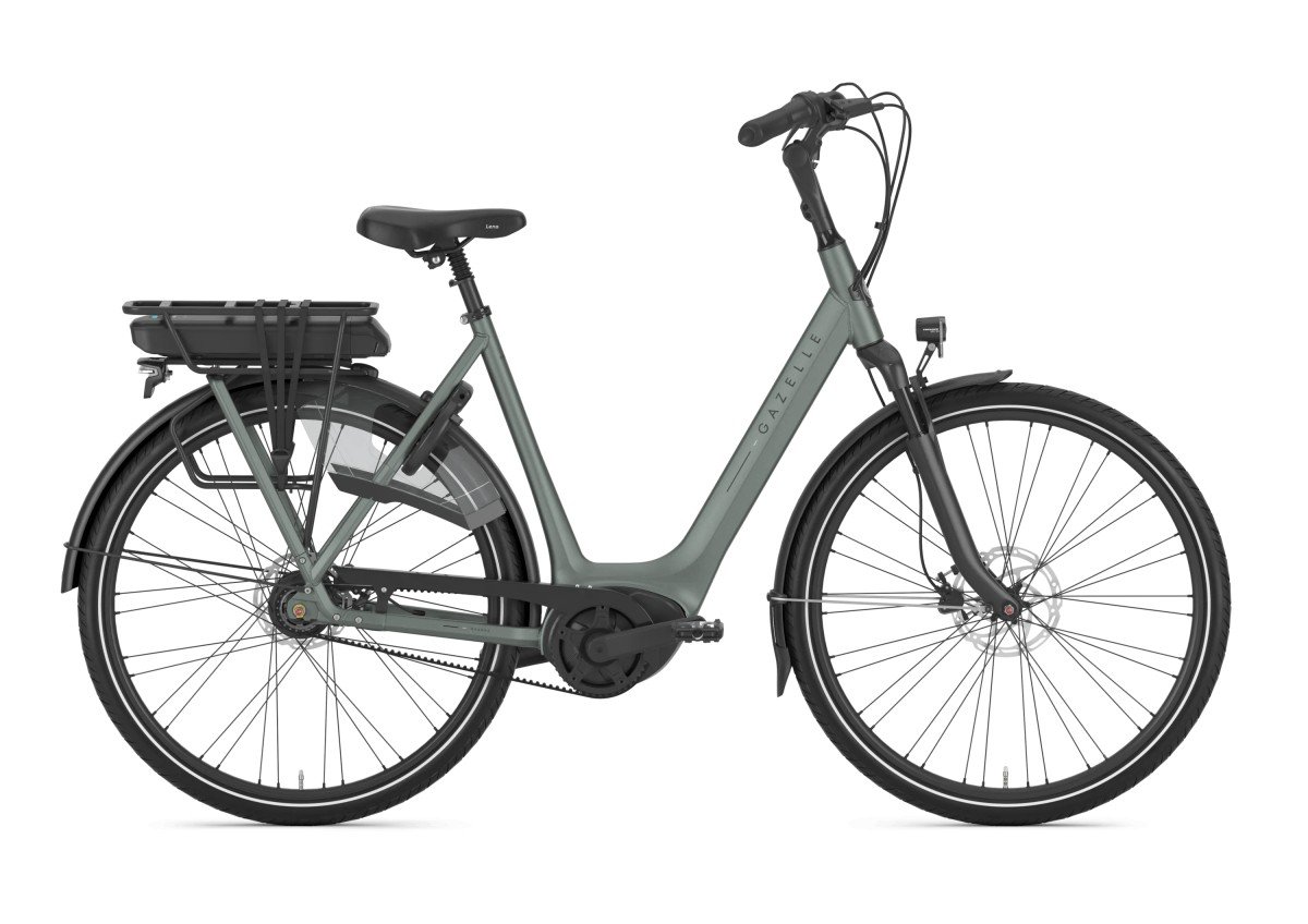Gazelle Orange C8+ 500w Twilight Green Mat Dames 2026
