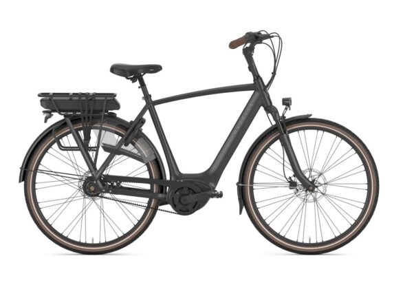 Gazelle Orange C8+ 500w Black Mat Heren 2026