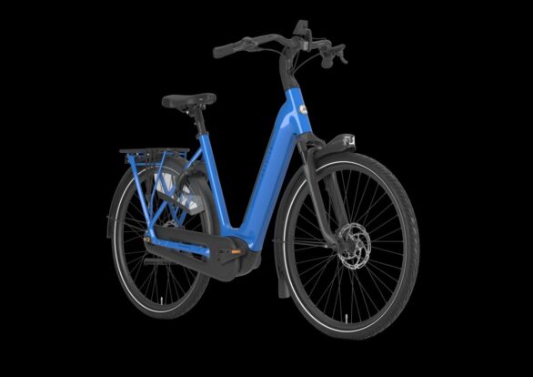 Gazelle Grenoble c8+ 600wh Tropical Blue Glans Dames 2026
