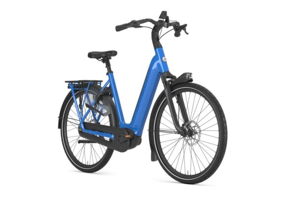 Gazelle Grenoble test e-bike Tropical Blue Glans Dames 2025