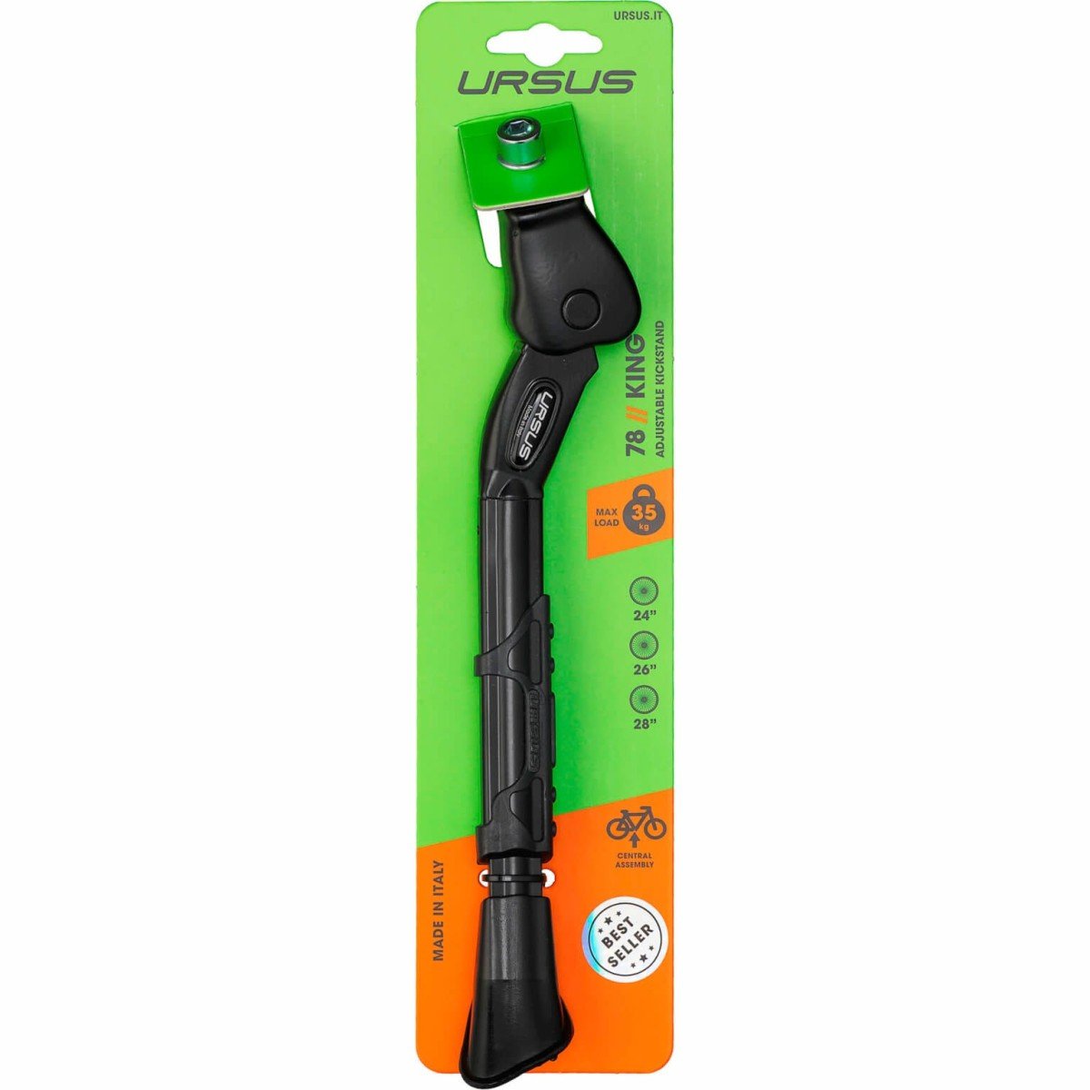 Ursus standaard king incl 20mm gazelle adapt Zwart