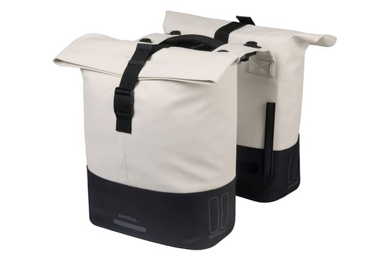 Basil TAS BAS COVE MIK DUBBEL MIK WI/ZW Off White/Black