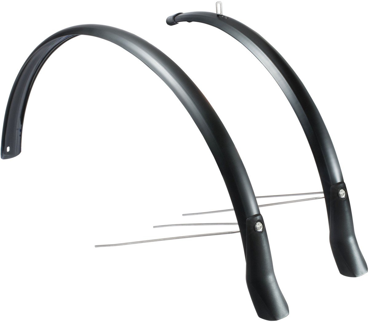 Eurofender snello spatbordset 28" 51mm mat Zwart