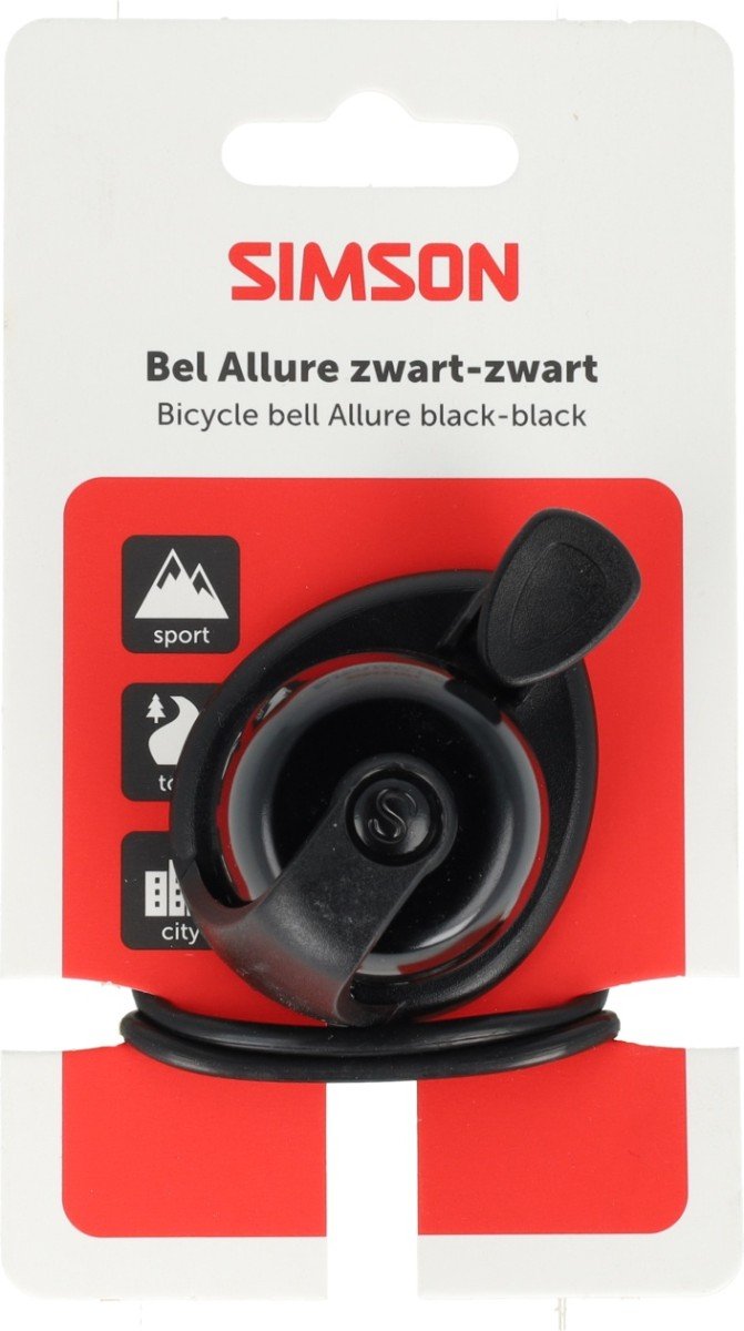 Simson bel Allure zwart Zwart/Zwart