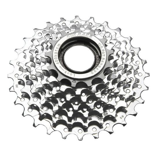 Sunrace freewheel 13-28t 7 speed zinc Chroom