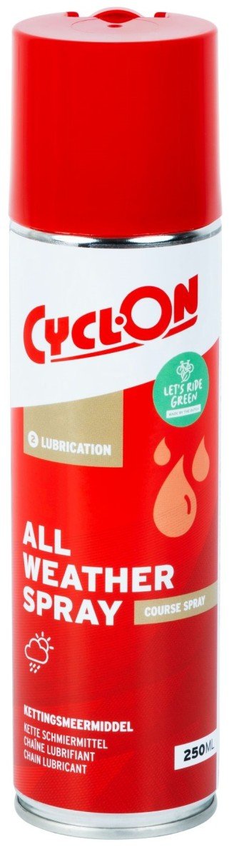 Cyclon ALL WEATHER SPRAY COURSE SPRAY 250ML Red