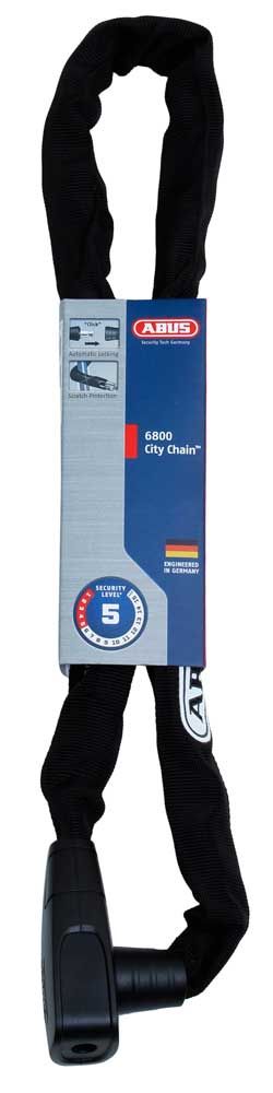 Abus kettingslot citychain 6800/85 2.0 Zwart