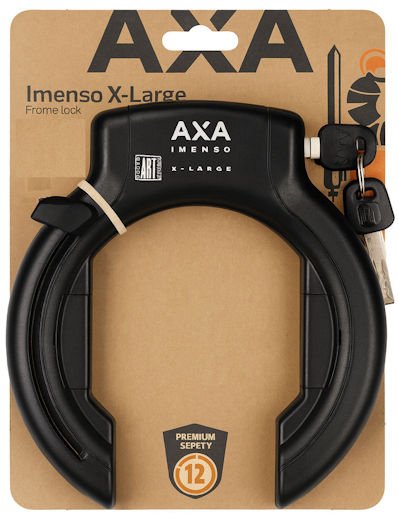 Axa ringslot imenso x-large niet uitrekbaar art2 n Zwart